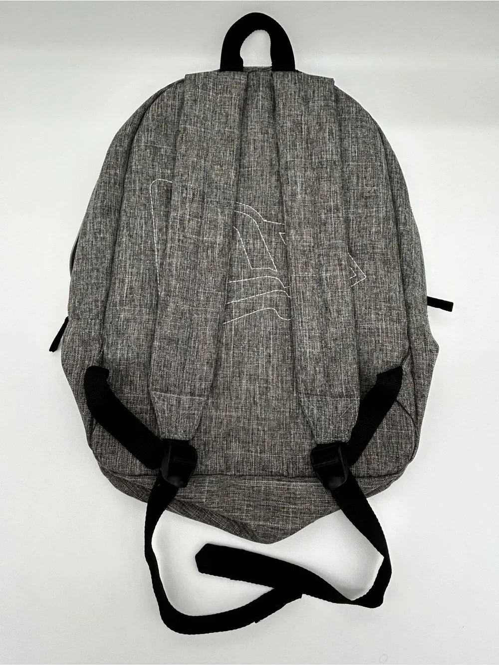New Era Gray Backpack with Red & Black NY Logo